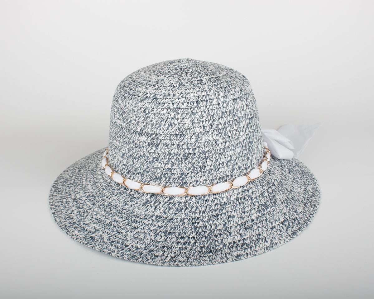 Kadın Lacivert Hasır Şapka BYN24